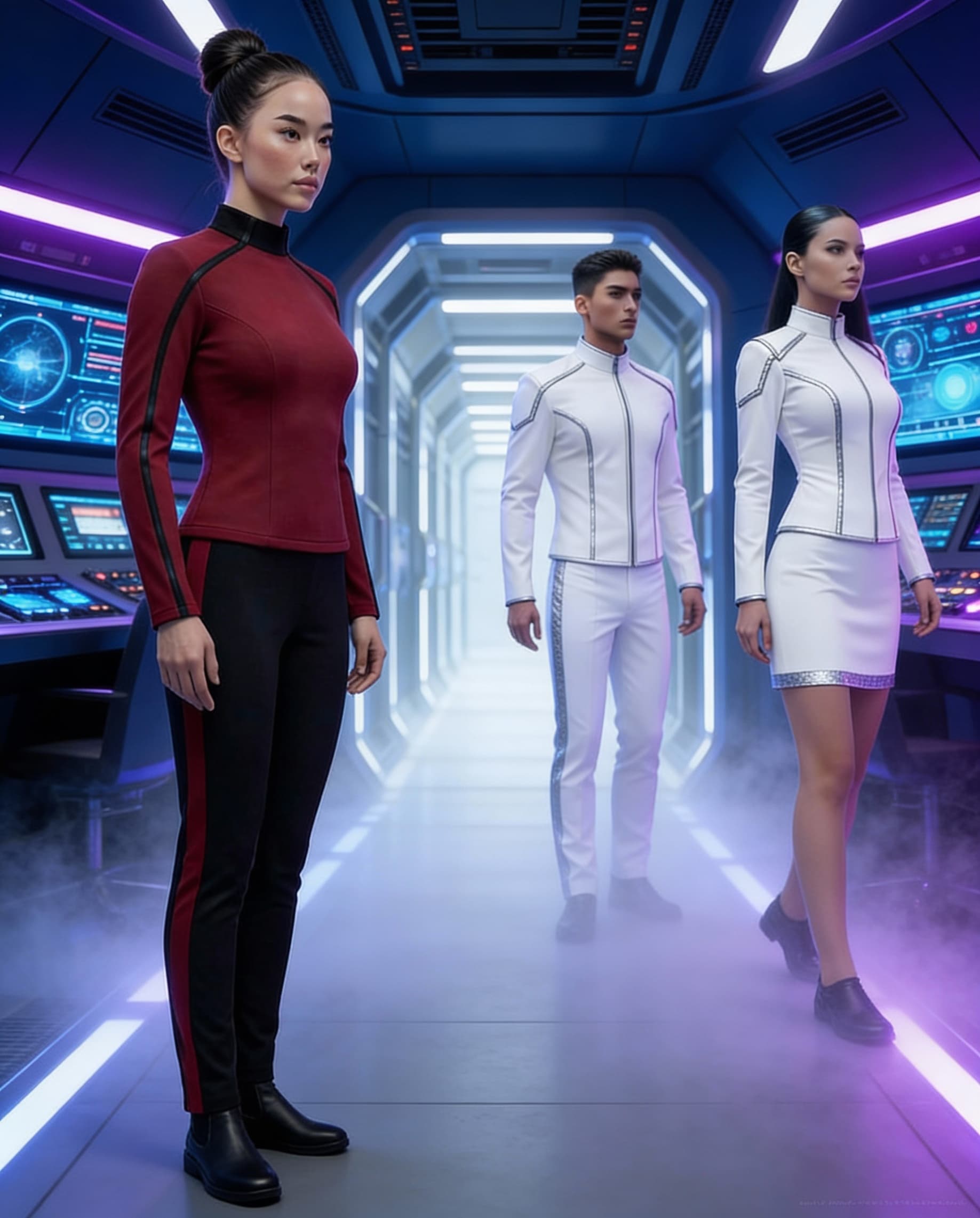 AI generated: Create Sci-Fi images. Recruitment Images for the Galaxial Vora’di Universal Academia and the Galaxia...