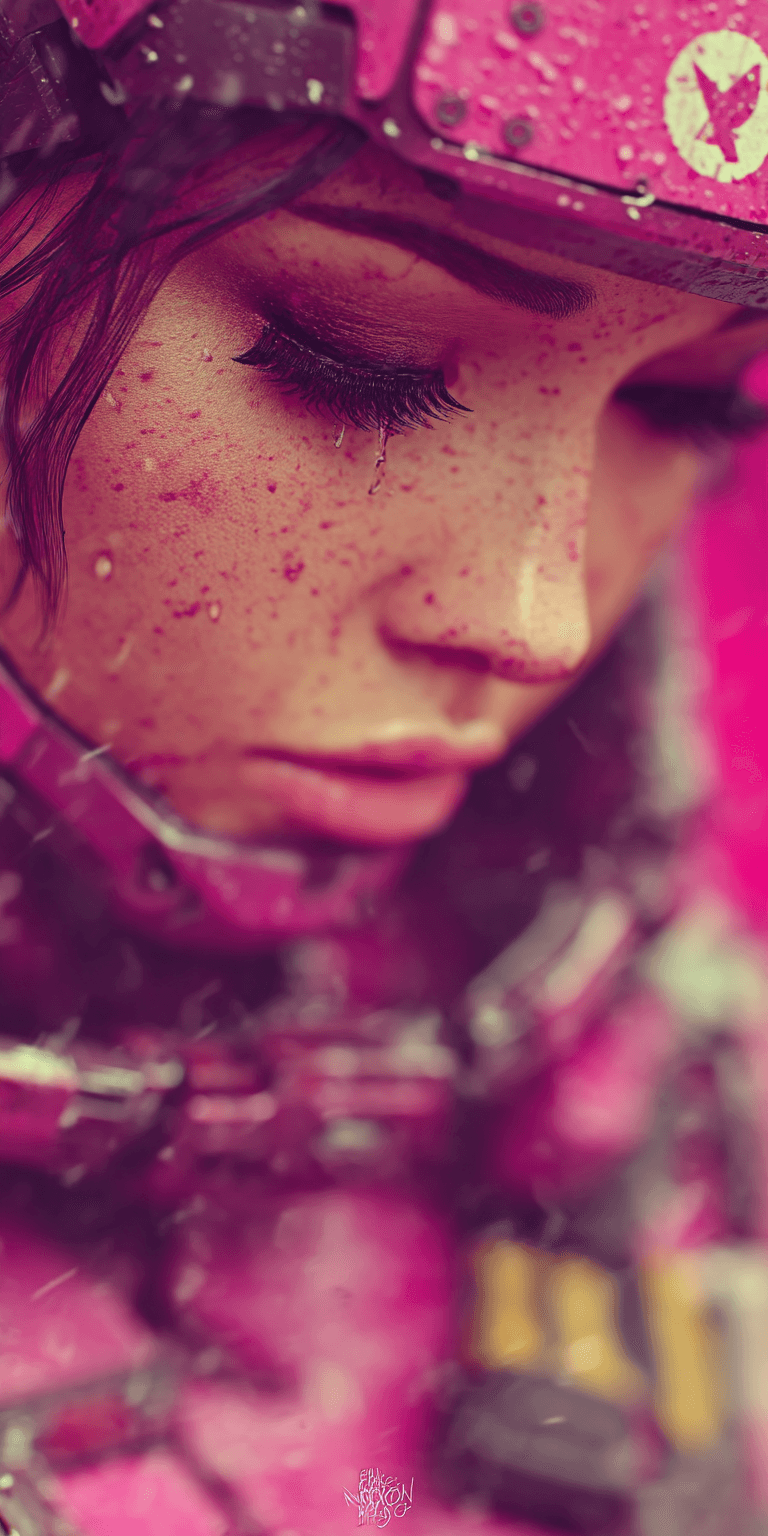 AI generated: futuristic woman, robotic, close-up --chaos 75 --ar 1:2 --profile e525pbl --stylize 750 --v 7