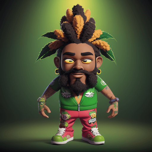 AI generated: comic ,Ganja mascot , ganja , cannabisplant mascot , comic style , comic cannabis , bud , cannabisbu...