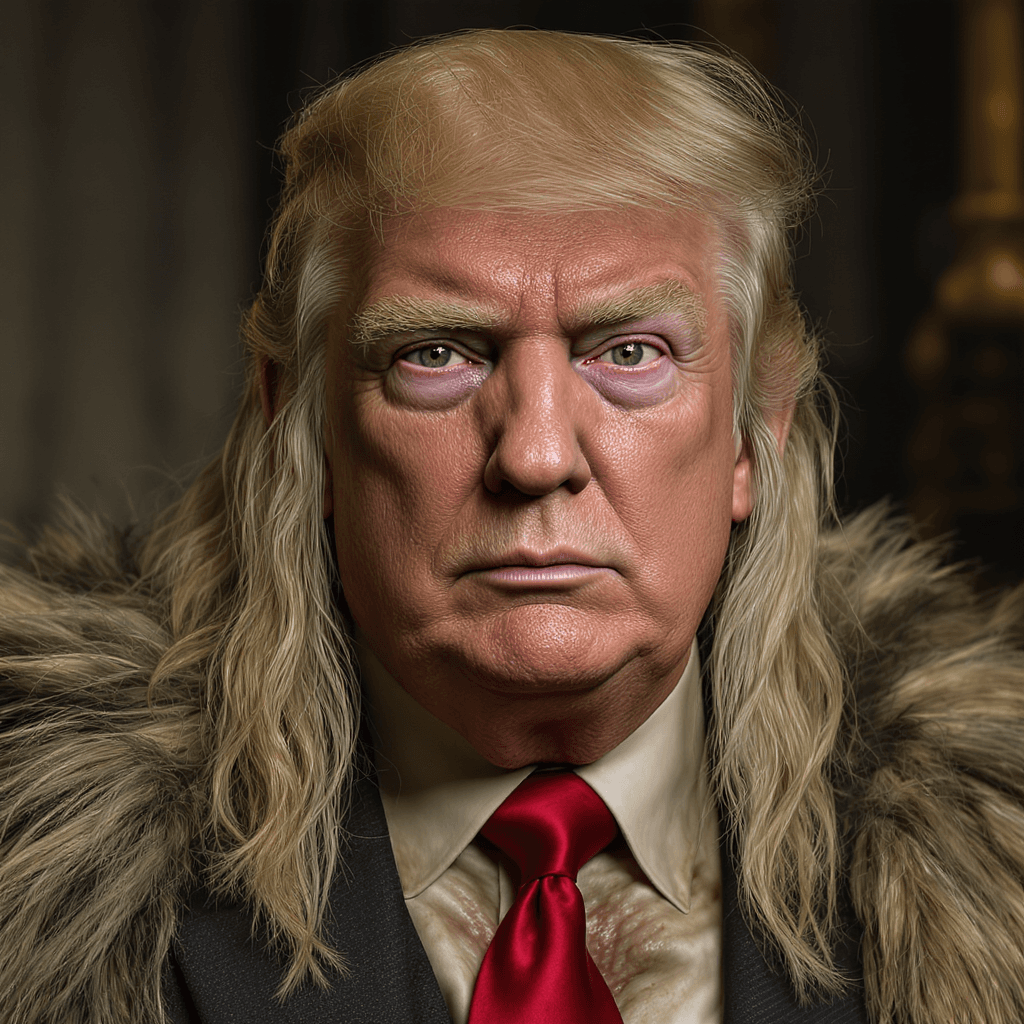 AI generated: ultra realistic trump looks like gollum the lord of the rings 9:16