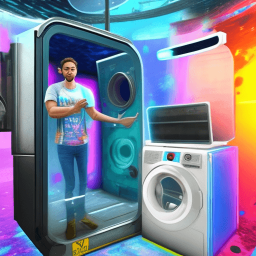 AI generated:  ﻿ a VR game UI environment with a photo realistic style, player visible with two clear hands, stand...