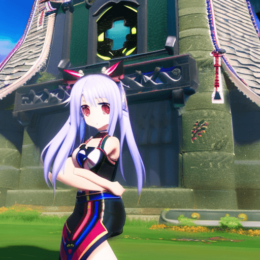 AI generated: Taihou from Azur lane. Winking. Beautiful. 2k.