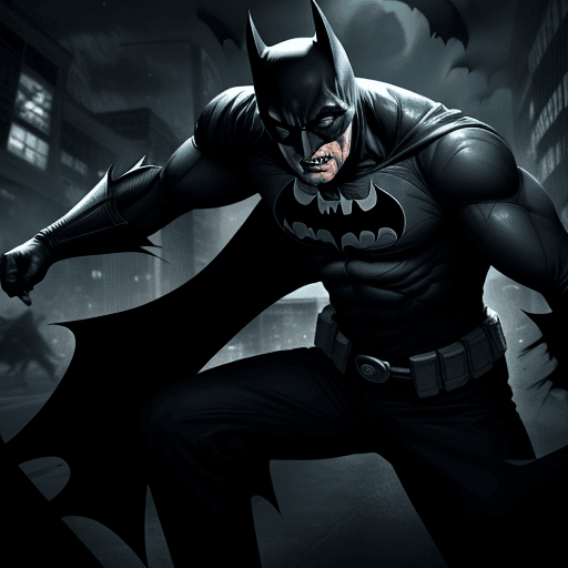 AI generated: Psycho batman fight with doctor,4k, ulra hd 