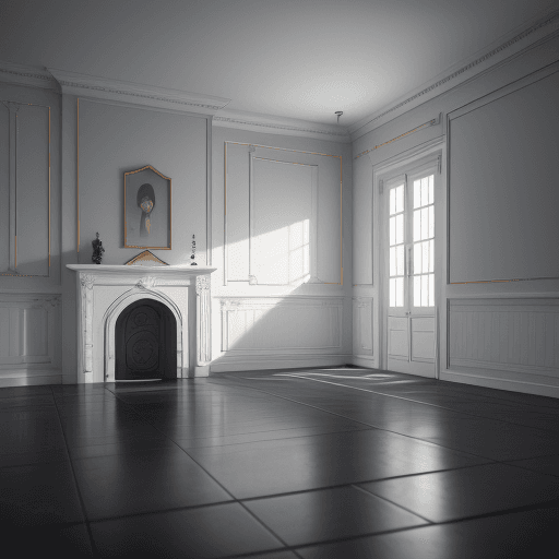 AI generated: 2 floor house . octane render, trending on artstation,t symmetrical artwork. cinematic, hyper realis...