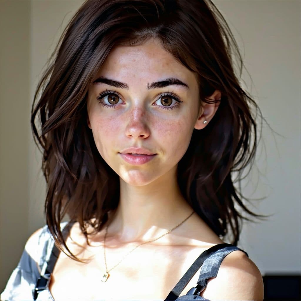 AI generated: a girl(big breasts),a boy(huge dick),18 years old,Hardcore Sex,