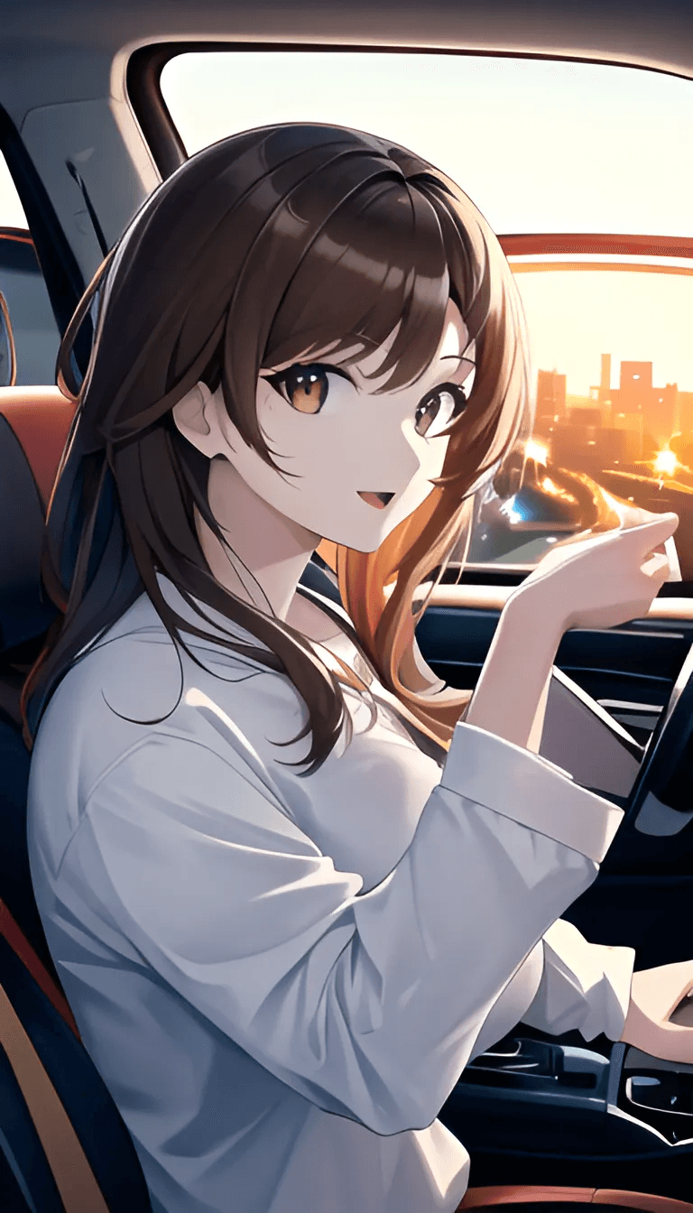 AI generated: perfect anime quality, (beautiful, 8k:1.3), (best quality, ultra highres), beautiful sky, brown hair...