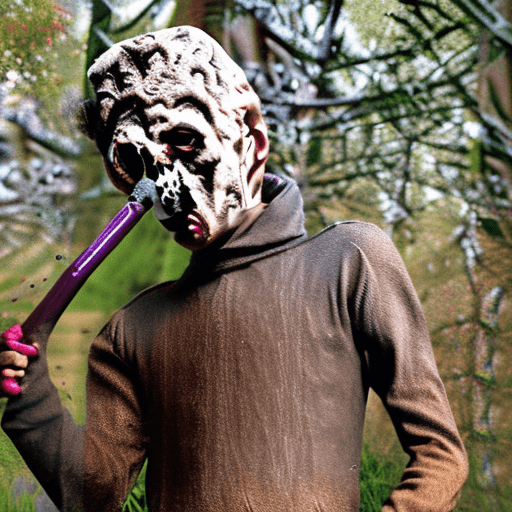 AI generated: A full body full face shot of a scary creepy android, state of decay and brittle, frail, sneezing, r...