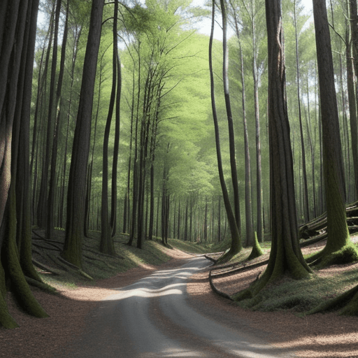 AI generated: a forest

