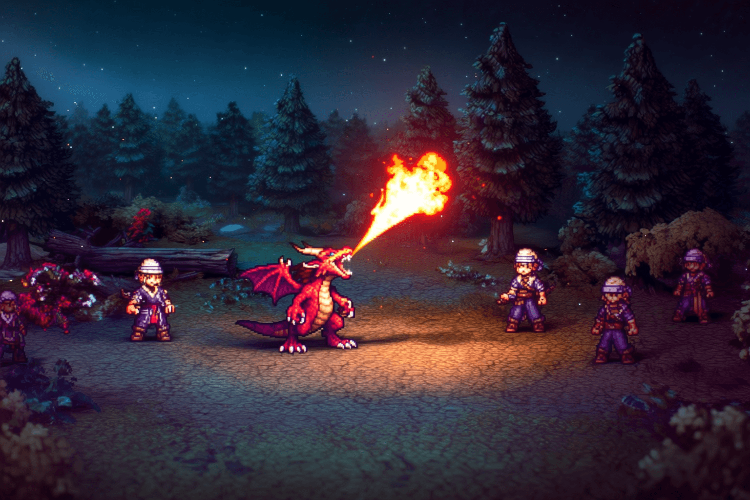 2DHD Pixel Art Octopath Style