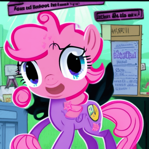 AI generated: pinkie pie establishes an anarchist country