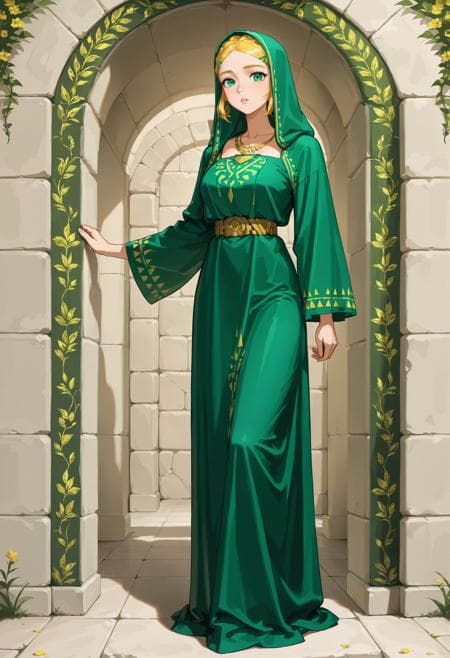 Embroidered Burqa Dress - Image 5
