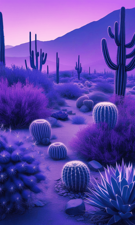 Purple & Blue - Image 2