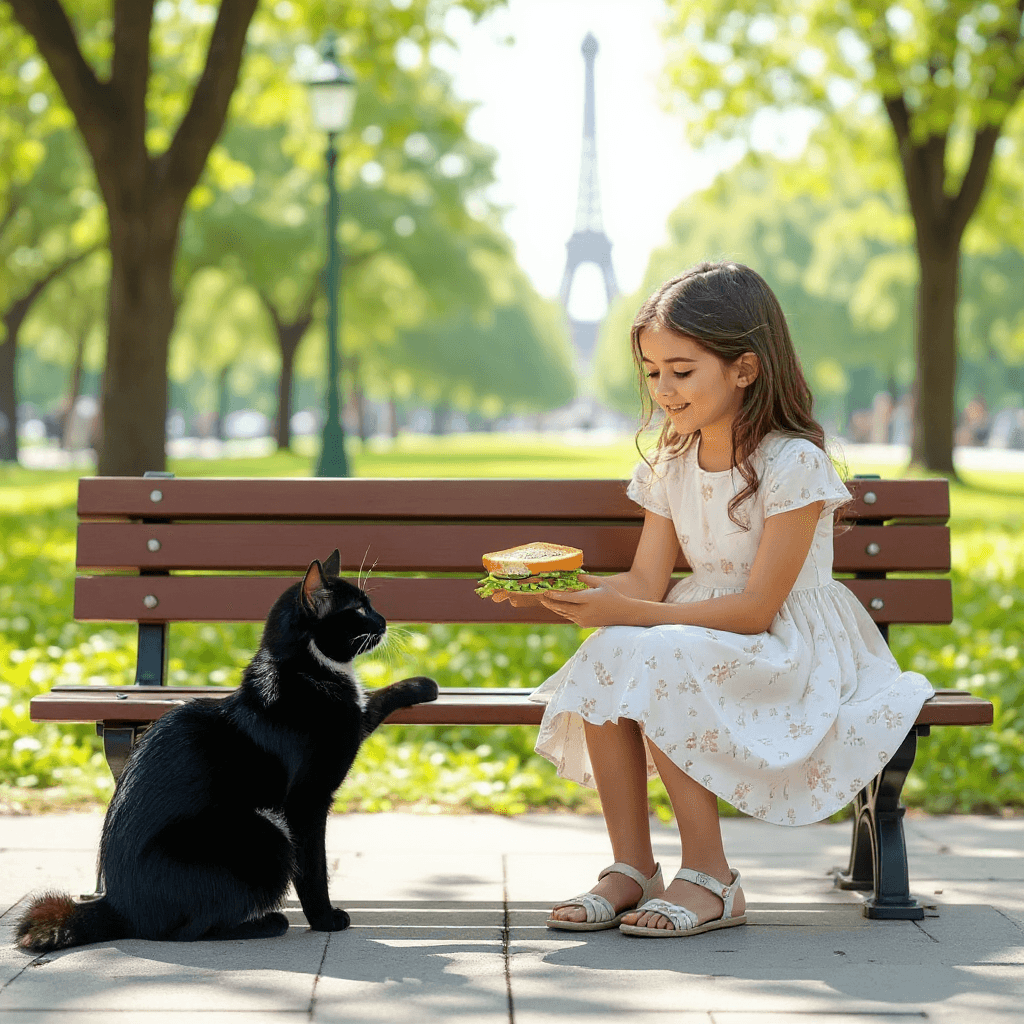 AI generated: at the park in Paris