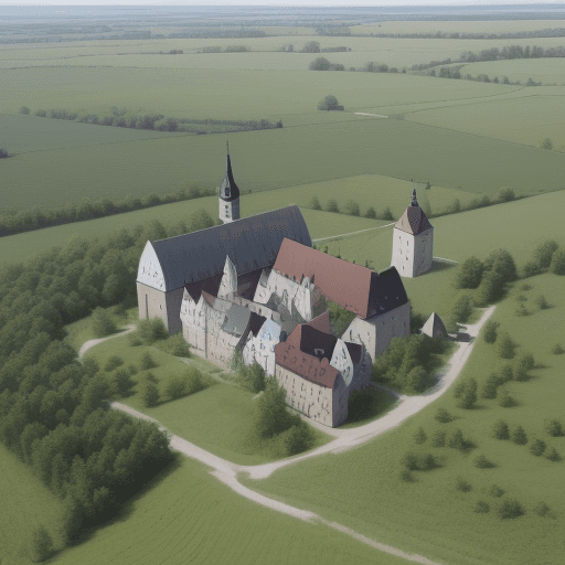 AI generated: Červený Fénix vták,motyle