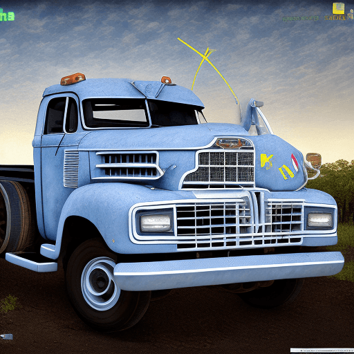 AI generated: A open bed truck loaded with 3d algebra symbols, hyperrealism, ultra-detailed, 8k --ar 16:9 --q 2 --...