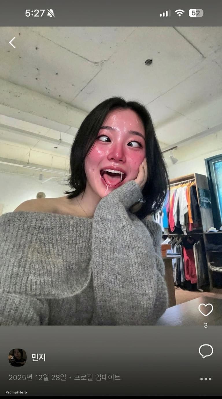 AI generated: Aheago face cross eyed