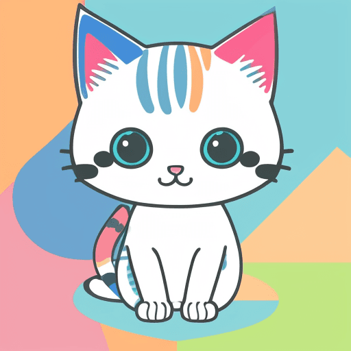AI generated: cats and boy, (colorful pop cute illustration:1. 3), sd