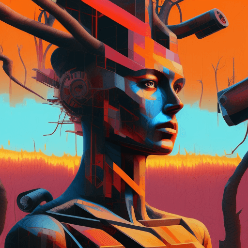 AI generated: android android games for ios or android, in the style of tristan eaton, wildland fire fighting, for...