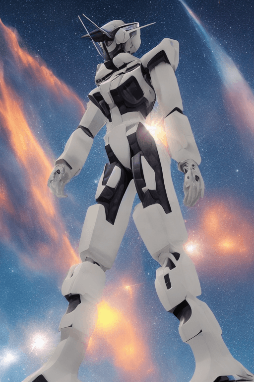 AI generated: an illustration showcasing a fascinating scene set in the vastness of space. Picture a confident and...