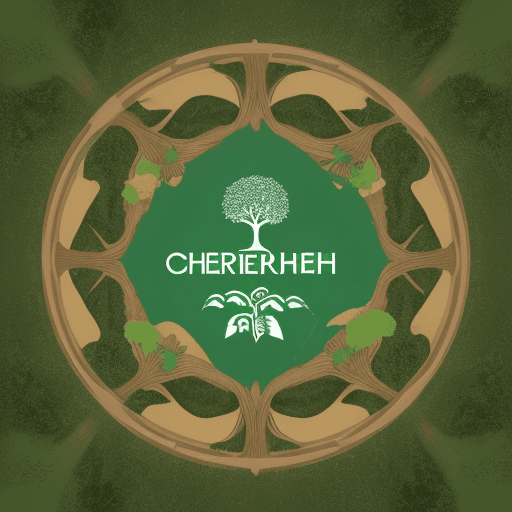 AI generated: Design a circular logo with the name 'CHERCHER YOUTH ENTREPRENEUR CONSULTANCY around the edge. In th...