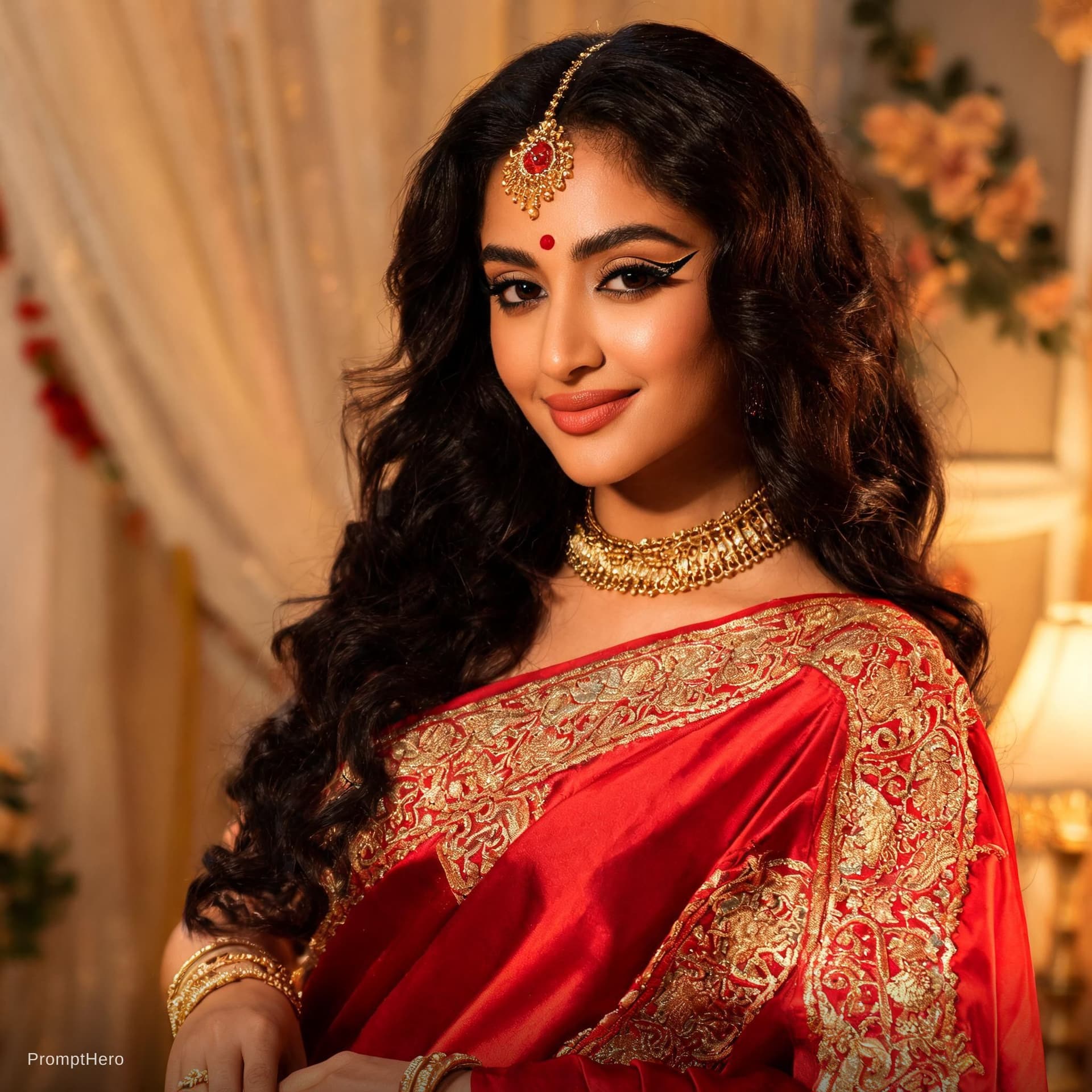 AI generated: a hot sexy indian beautifull lady
