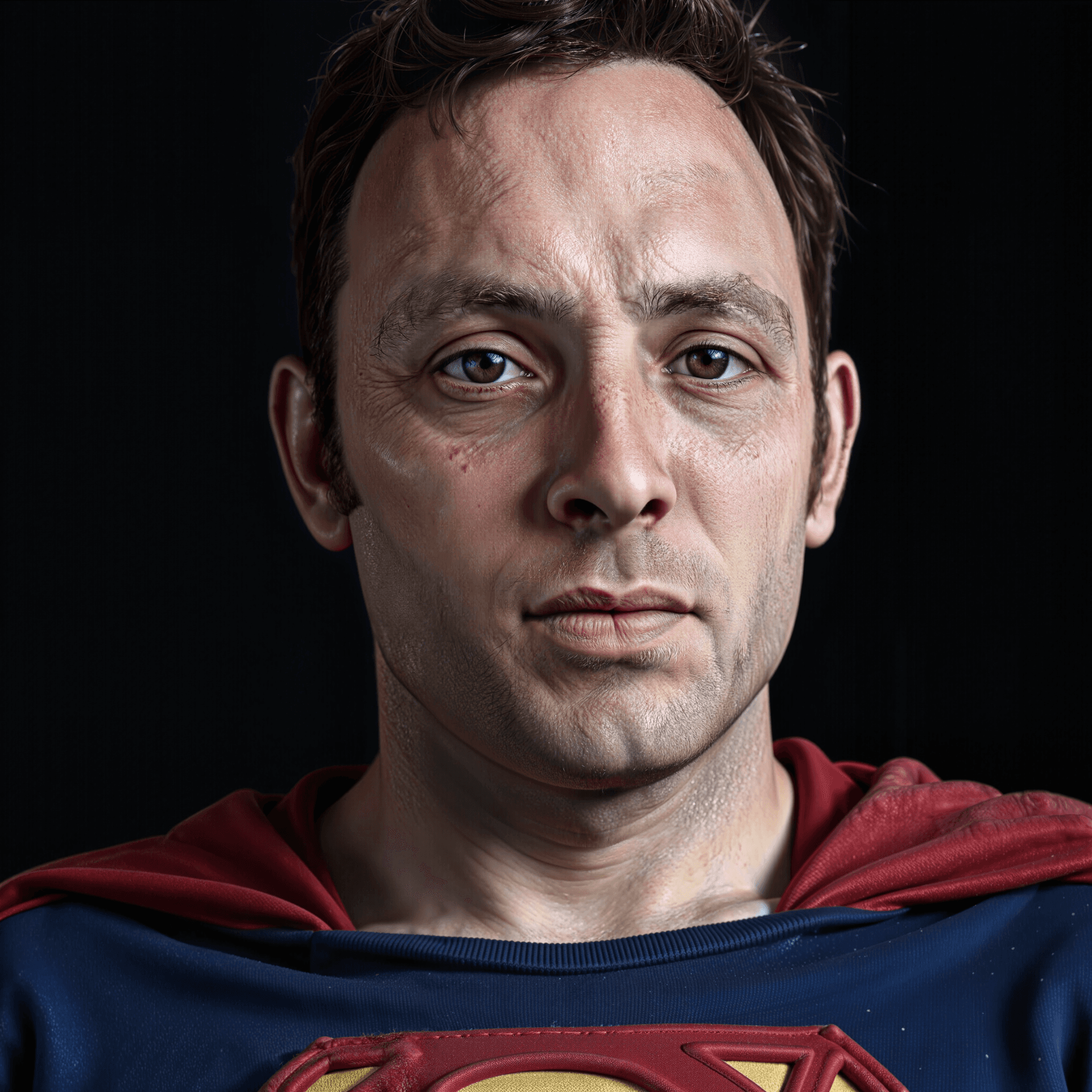 AI generated: cinematic film still of superman hcavill Quiron, 1boy,cinematic style closeup, Kal-El, Kryptonian, M...