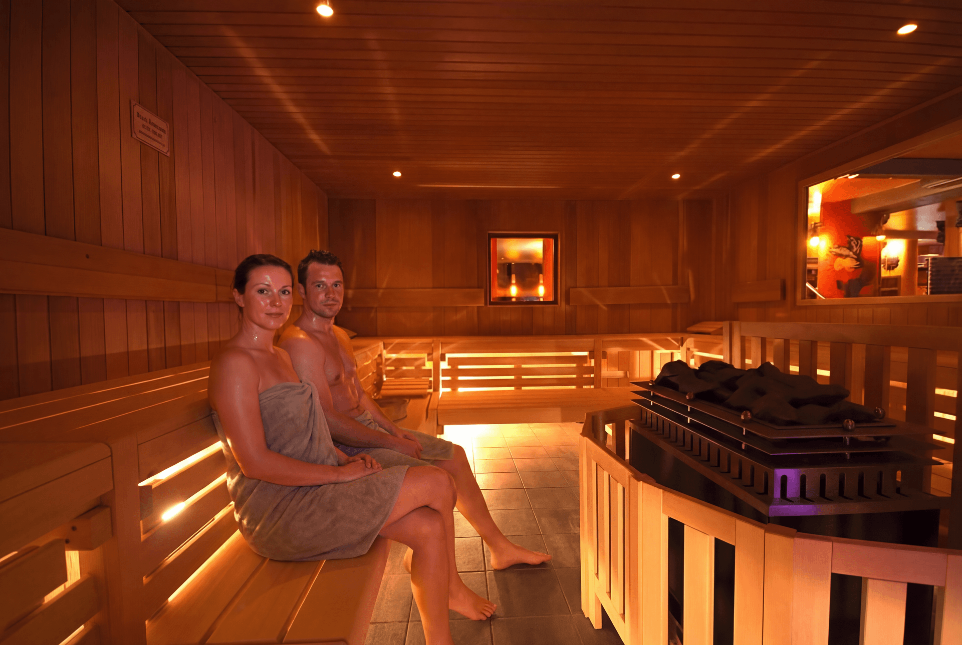 AI generated: PROMPT (NanoBanana Pro)

Use the provided sauna reference image as the BASE environment. Recreate th...
