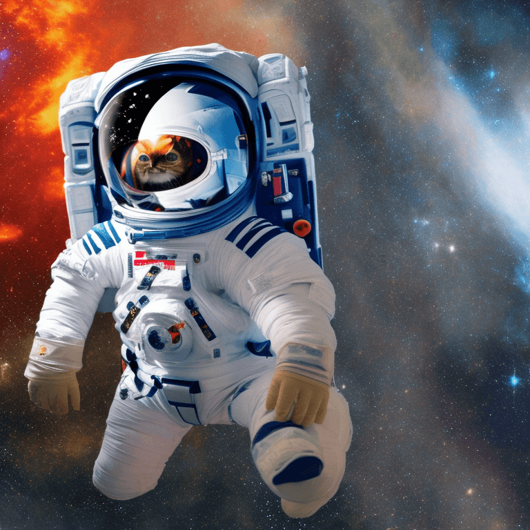 AI generated: Ralistic, ((Masterpiece, best quality)), cute cat in astronaut suite space, Turkiye, Ultra-High-Defi...