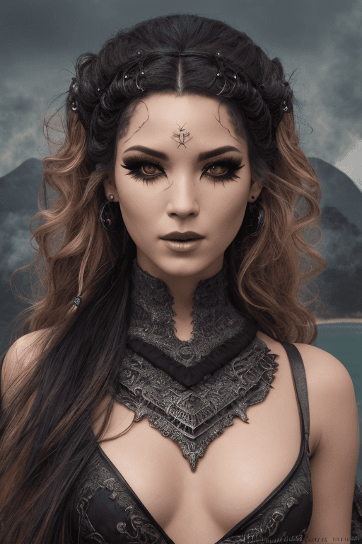 AI generated: (masterpiece:1 0),((Scottish:0.3)),((European:0.5)),((very pale skin:0.5)),((young witch)),practices...