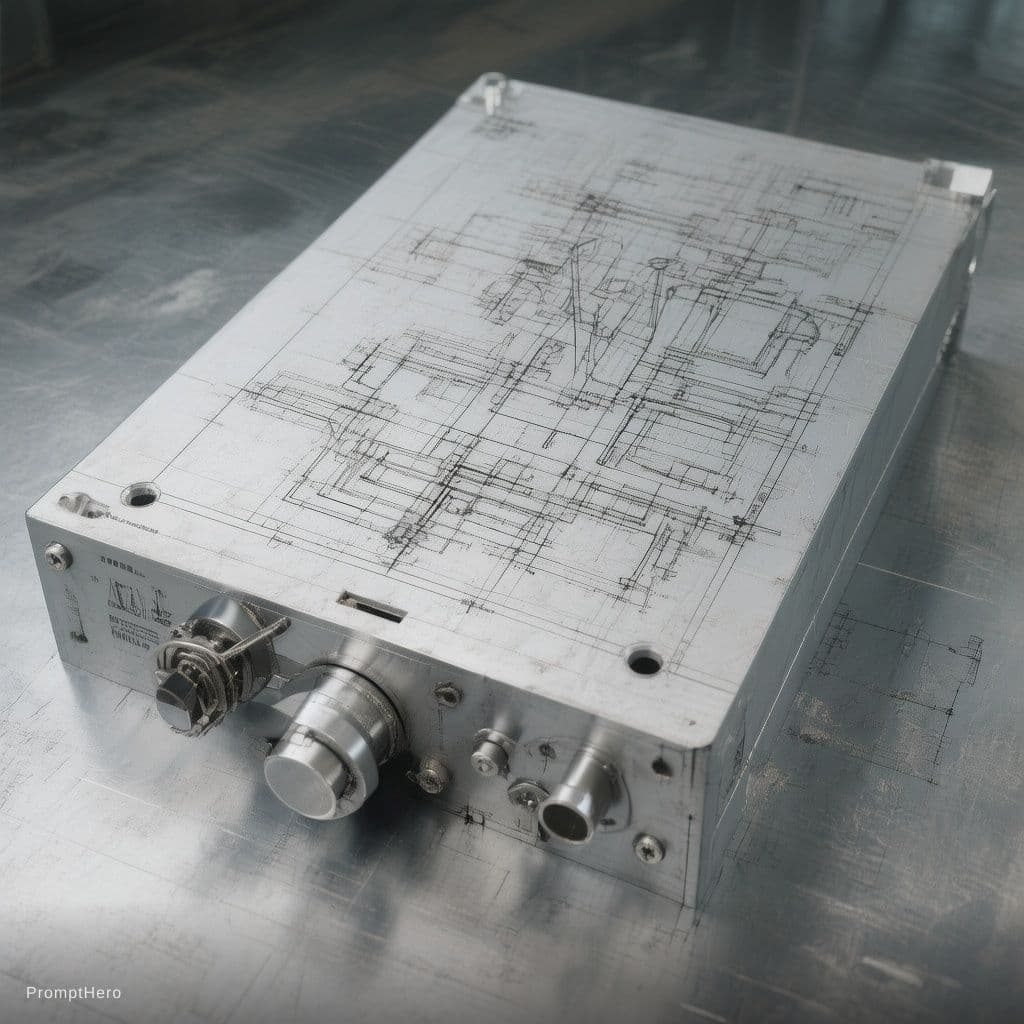 AI generated: from a engineering drawing i want the full process of making of the engineering product