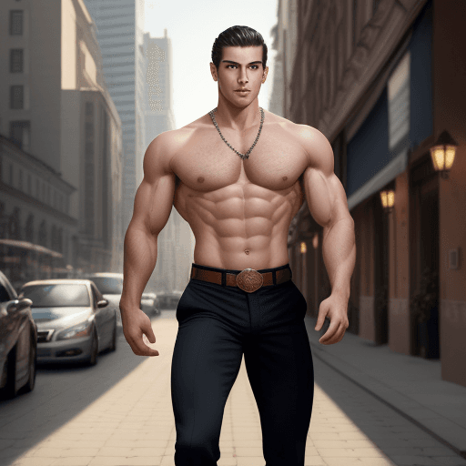 AI generated: elegant, handsome, charro, fit, abs, show mid, show muscles, tank top, Russian, man, no blemishes, m...