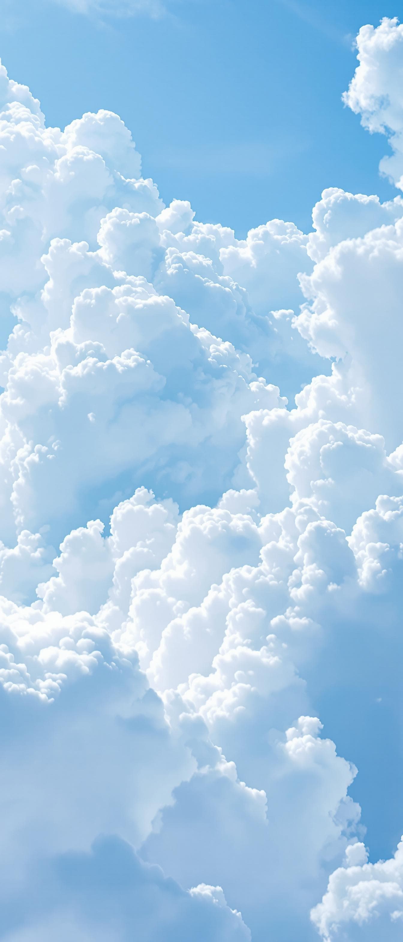 AI generated: heaven, brilliant white clouds against a light blue sky 

Hyperrealistic. HDR .8k . Hyper details. 