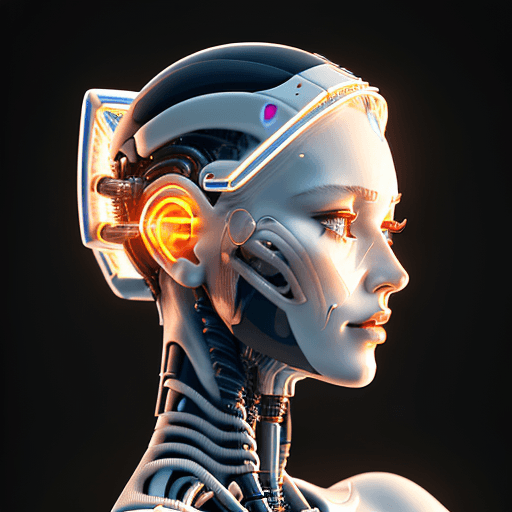 AI generated: complex 3D render ultra detailed of a beautiful porcelain profile woman android face with Mayan symb...