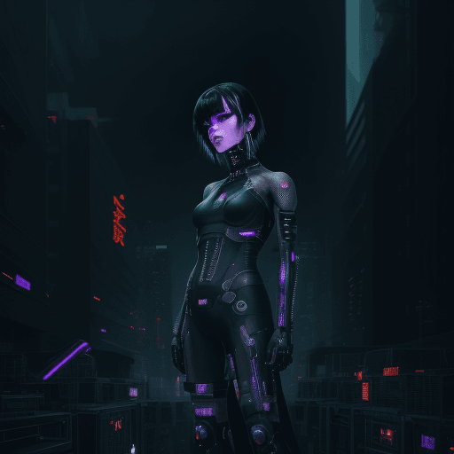 AI generated: male, Cyberpunk Night City, black hole, singularity, apocalypse, nihilism, Cthuru, grand worldview, ...