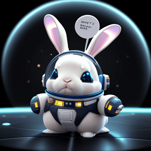 AI generated: ultra realist, 16k, sci-fi, space rabbit, chunky cute rabbit, very cute