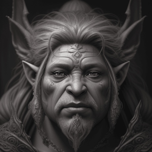 AI generated: strybk, Full view of a troll 4k, symmetrical, soft lighting, detailed face, artstation trend, intric...
