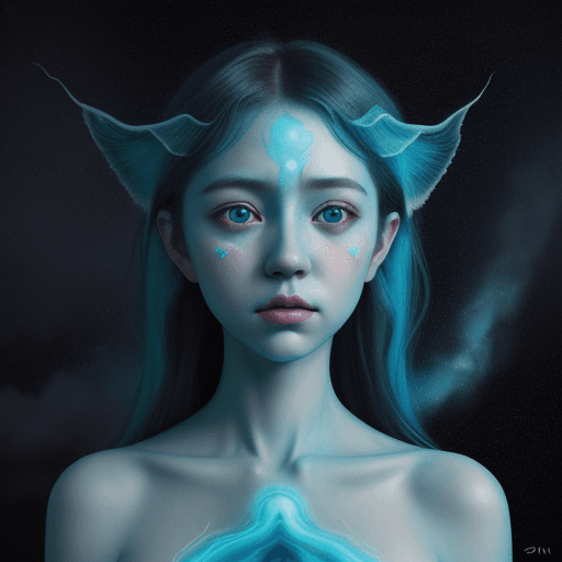AI generated: photo illustration from a world in the clouds, in the style of tanya shatseva, the stars art group (...
