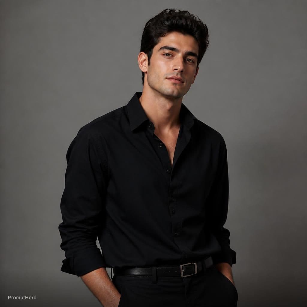 AI generated: Man model