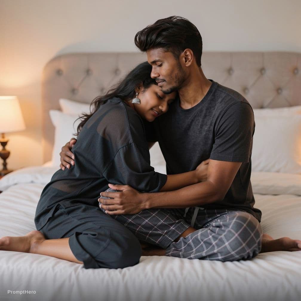 AI generated: couple sex in bad
