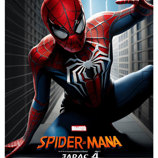 AI generated: Spider man 4 cinematic posters 