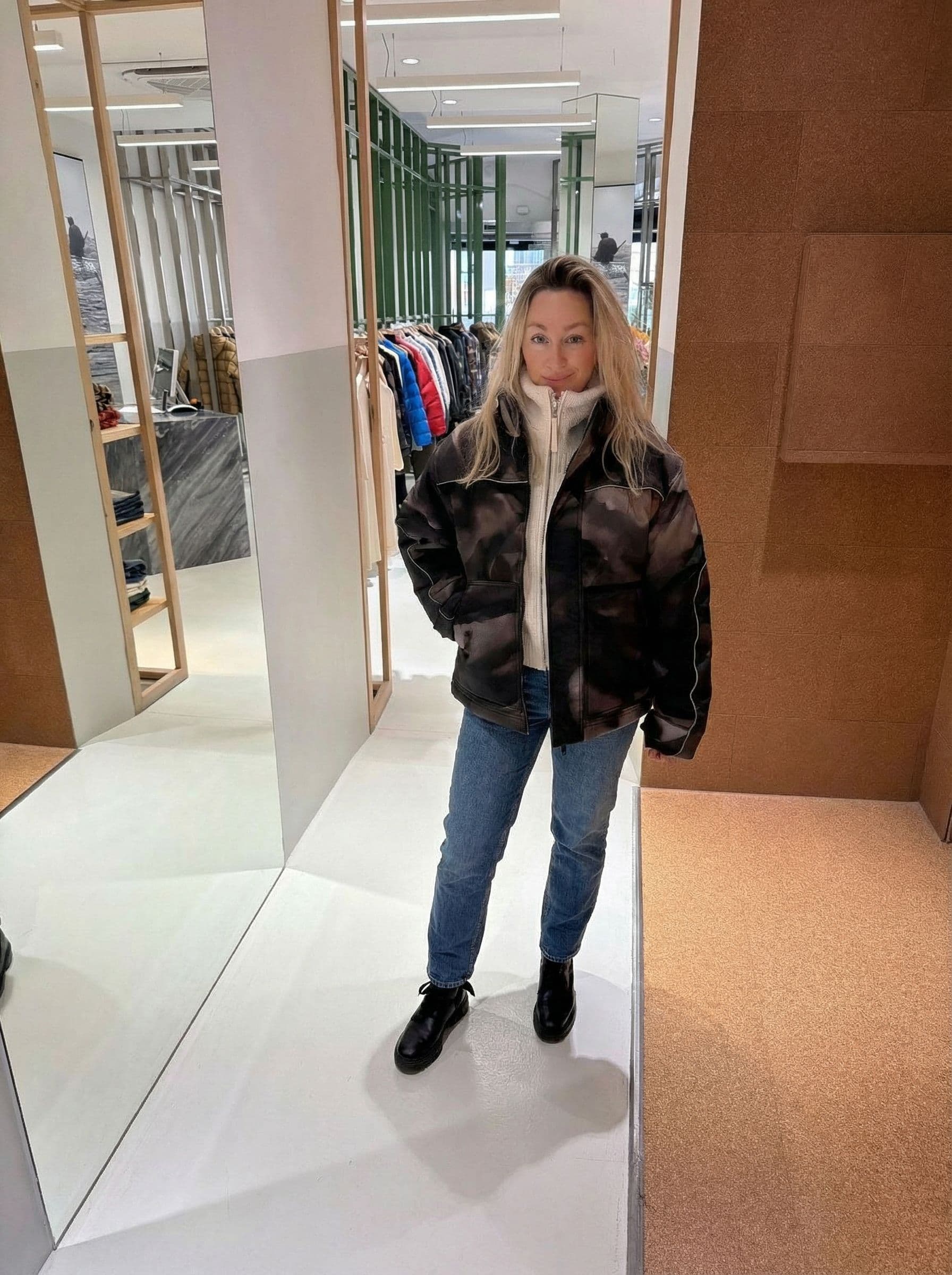 AI generated: put jeans on her