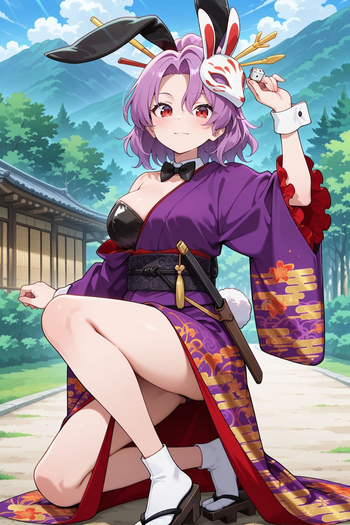 Sannyo Komakusa (Touhou Project) - 駒草山如 (東方)