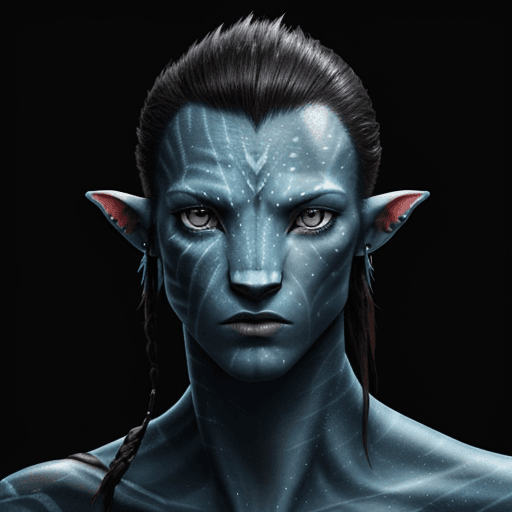 AI generated: avatar with a dark background for discord