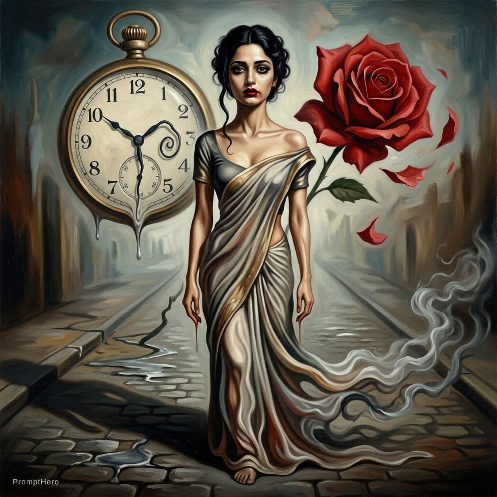 AI generated: Generate an image of a beauriful image of a prostitute from GbRoad new delhi to fullbody lengthimage...
