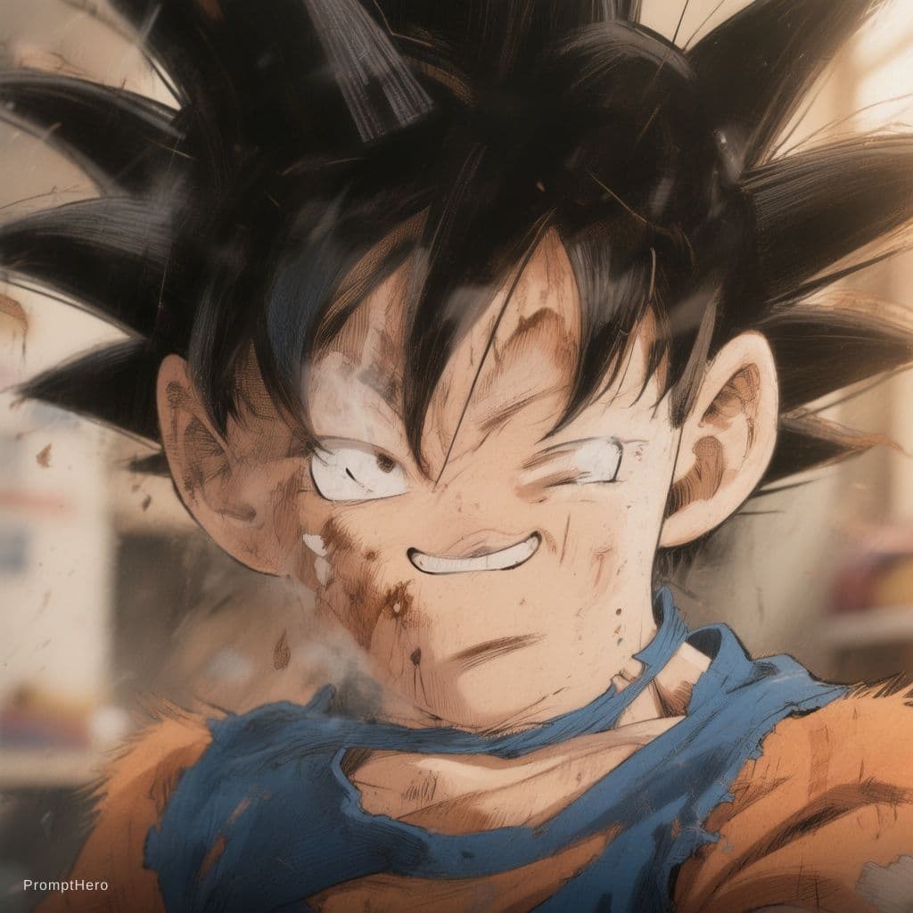 AI generated:  cherry wood style of Akira Toriyama digital manga  style