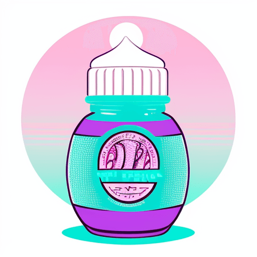 AI generated: A vintage illustration of a pickle, vaporwave aesthetic, in the style of Jim Steranko, light pink an...