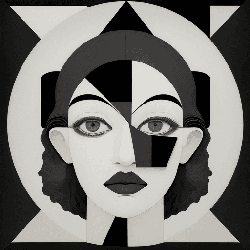 AI generated: ambient music artwork vintage prints collage, 80s design, in the style of Irving Penn and Pablo Pica...