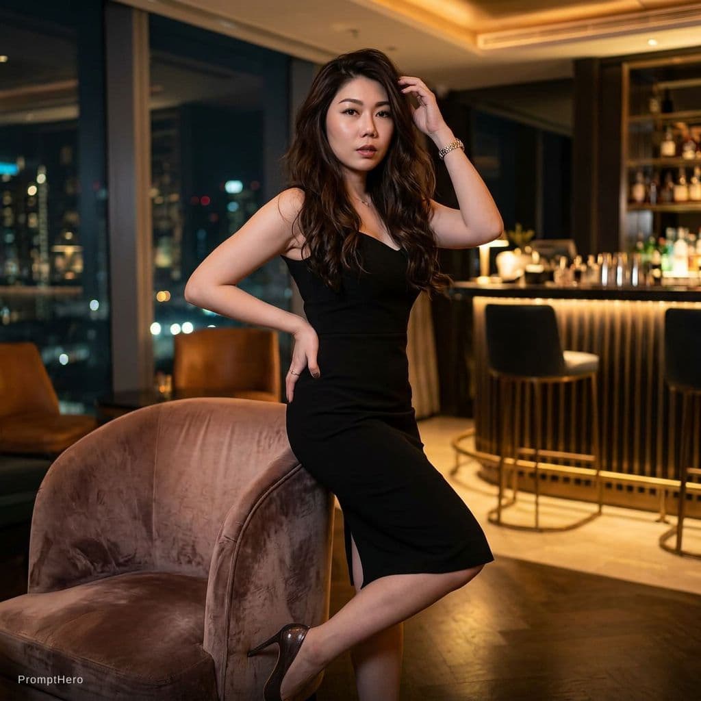 AI generated: Sexy pose