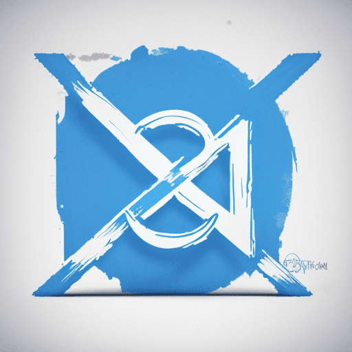 AI generated: Un logotipo con las letras FLRNSLNR, las letras en color azul intenso, con un fondo en color blanco ...