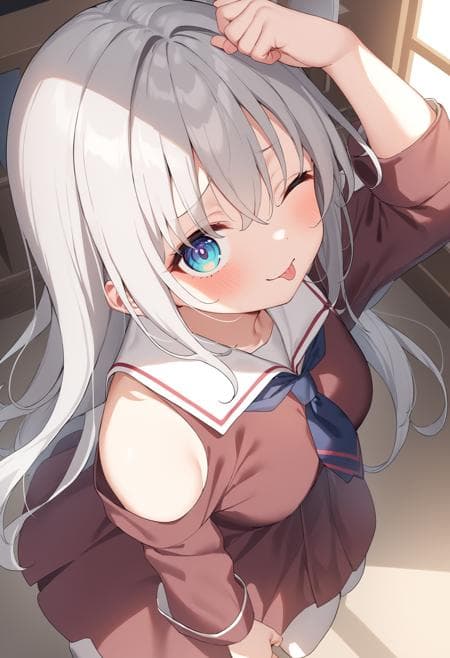 [SDXL&Pony] tehepero / dojikko pose / てへぺろ / ドジっ子ポーズ
